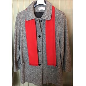 Women’s Wool Coat w/ Scarf